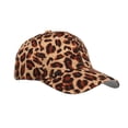 thumbnail image 4 of DOPI Stylish Hats Unisex Classic Cotton Leopard Baseball Cap Sun Hat Adjustable Plain Caps, 4 of 5