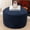 Navy Blue, variant on Round Footstool Ottoman, 20x14 Inches Multi-Functional Modern Foot Stool,Floor Poufs, Sofa Footrest Extra Seating for Living Room, Entryway, Hallways and Bedrooms (Gray)