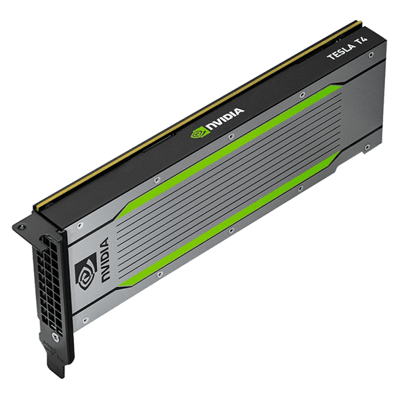 Pre-Owned NVIDIA Tesla T4 - GPU computing processor - Tesla T4 - 16 GB GDDR6 - PCIe 3.0 x16 low profile - for Edgeline e920; ProLiant DL325 Gen10, DL360 Gen10, DX360 Gen10