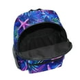 thumbnail image 6 of FORMRS School Backpack with Front Zippered Pocket 12" Student Travel Daypack, Neon Pink Starfish, 6 of 6