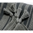 thumbnail image 4 of Peppermint Home Classic Knit Throw, 50"x 70", Grey, 4 of 5