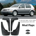 thumbnail image 3 of relayinert Replacement For Golf Mk4 Bora Jetta 1998-2005 Car Front Rear Mud Flaps Splash Guards Fender Mudguard Set, 3 of 6