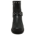 thumbnail image 4 of Women's 6" Heeled Buckle Biker Boot Black, 4 of 5