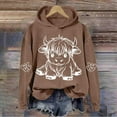 thumbnail image 2 of New Arrival TaLove womens fall fashion 2025Cute Hoodies For Women Cotton Half Zip Sweatshirts For Women Womens Long Sleeve Tops Cotton Womens Plus Size Tops 3/4 Sleeve, 2 of 3