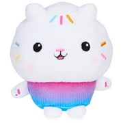 Gabby's Dollhouse, 7-inch Cakey Cat Purr-ific Plush Toy, Kids Toys for Ages 3 and up (New-Cakey Cat)
