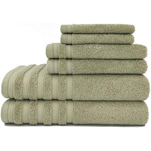 Pure Elegance 100 Turkish Cotton Luxury Towels, 2 Bath Towels, 2 Hand