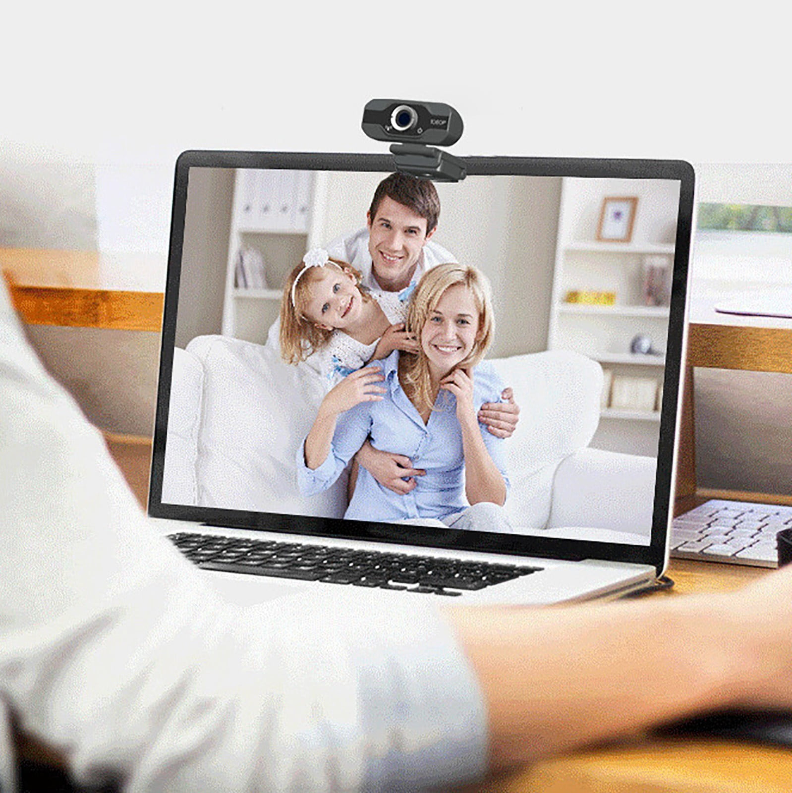 Web Camera HD 1080P USB Computer Webcam with Built In Microphone Plug and Play PC Laptop Desktop Camera for Online Teaching Video Calling Conferencing Streaming Recording