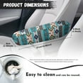 thumbnail image 7 of Yuyamidu Aztec Western Geometric Car Seat Armrest Covers Reusable Armrest Cover for Car Sedan Van Universal Automotive Armrest Protective Accessories, 7 of 7