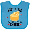 thumbnail image 3 of Inktastic Cheese Lover Kids Boys or Girls Baby Bib, 3 of 4