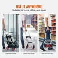 thumbnail image 6 of VEVOR Folding Hand Truck Aluminum Luggage Trolley Cart Dolly 176 lbs Bungee Cord, 6 of 10