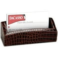 thumbnail image 5 of Brown Crocodile Embossed Leather 10-Piece Desk Set, 5 of 6