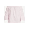 thumbnail image 3 of Free Assembly Women's Elasticated Top with ¾-Sleeves, 3 of 5