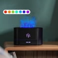 thumbnail image 2 of Oil Diffuser Air Humidifier With Flame Led Light 7 Colors 180mL Capacity (8 Hours) Noiseless Operation Auto Off Perfect For Home Bedroom Gifts, 2 of 9