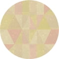 thumbnail image 1 of Ahgly Company Machine Washable Indoor Round Transitional Brown Sand Brown Area Rugs, 8' Round, 1 of 7