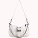 thumbnail image 2 of Bolso Axila Con Cadena para Mujer Bolso Elegante Color Sólido Bolso para Mujer (blanco), 2 of 9