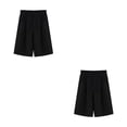 thumbnail image 4 of Minnieouse Pantalones cortos de verano Pantalones sueltos Ropa de mujer Hasta la rodilla Atractivo Moda Forma del cuerpo Piel Cerrar Moda Type3 NO3, 4 of 6