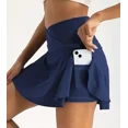 thumbnail image 1 of Moisture Wicking, Solid Color, High-Waisted Athletic Shorts, Women's, 1 of 2