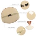 thumbnail image 4 of Coche Asiento Cuello Cabeza Descanso Almohada Memoria Espuma con Elástica Correa Beige Unique Bargains cojines de asiento automotriz, 4 of 6