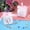 Pink, variant on Yajisi 50Pcs Cute Baby Footprint Paper Candy Box Exquisite Hollow Gift Wrapping Treat Boxes with Silk Ribbons for Wedding and Baby Shower Party Favors, Pink, 2.4x2.4x2.4 inches / 6x6x6 cm