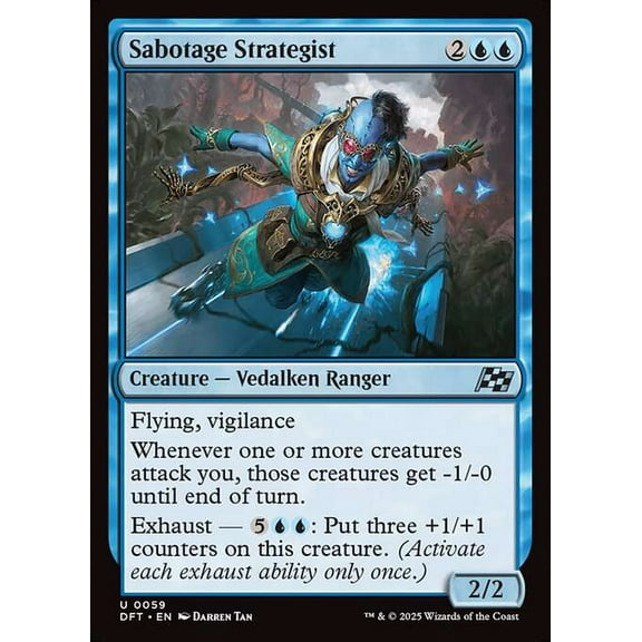 MtG Aetherdrift Uncommon Sabotage Strategist #59