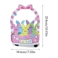 thumbnail image 3 of Taicans Easter Candy Storage Bags 10 Pack,Pink Plastic Treat Handbags with Bunny Design,Reinforced Handle and Zip Closure,Stand-Up Goodie Bags for Party Favors Egg Hunt,10.2x7.3 Inch, 3 of 6