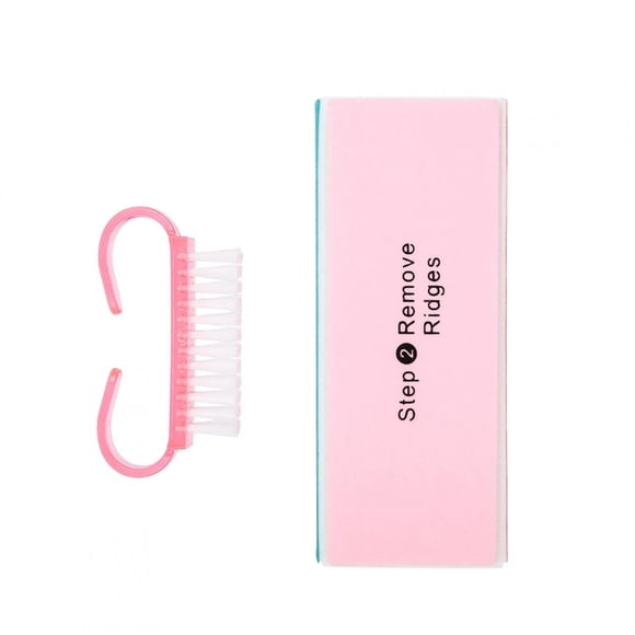Sonew 5pcs/Set Nail Files Powder Brush Durable Buffing Grit Accessories UV Gel Polish Tools, Manicure Tool, Glass Nail File