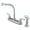 Polished Chrome, variant on Kingston FB751SP Americana Two-Handle 4-Hole 8" Centerset Kitchen Faucet with Side Sprayer in Polished Chrome