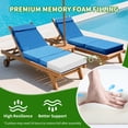 thumbnail image 5 of Zikebtuy 2 Pcs Chaise Lounge Cushions 80x26x5 inch Thick Waterproof Outdoor Furniture Cushions with Removable Cover Beige, 5 of 10