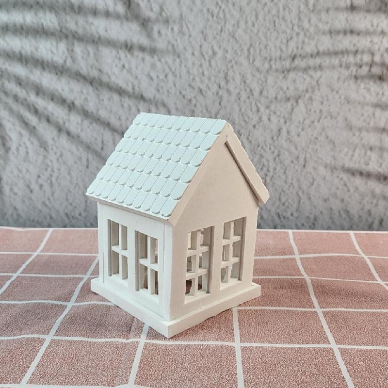 BQBQERT House Shape Tealight Stand Silicone Mold, Easy Demoulding Epoxy Resin for Home Decoration, Art Project