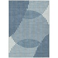 thumbnail image 2 of Addison Rugs Chantille Indoor/Outdoor Transitional Geometric, Abstract Blue Washable Rectangle Rug, 5' x 7'6", 2 of 6