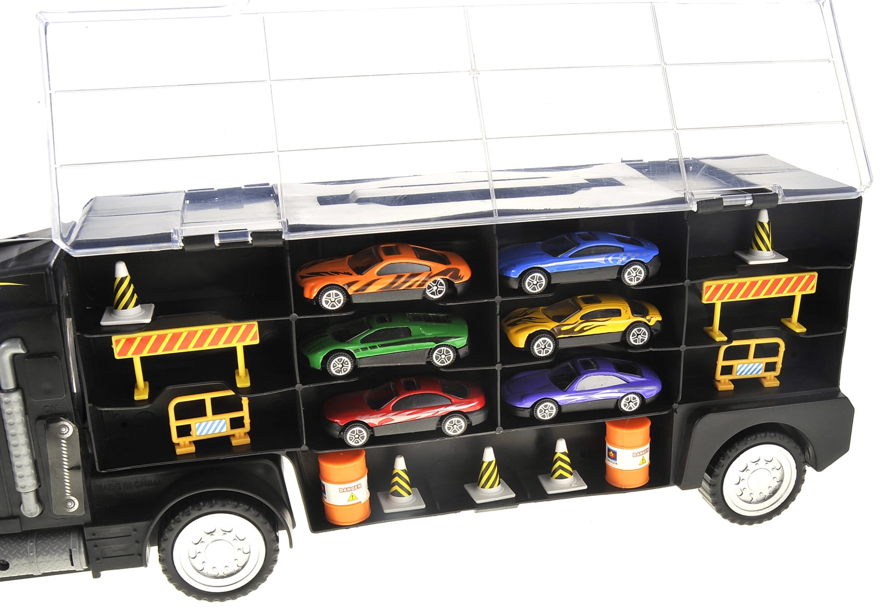 Wonder Wheels Transport Car Carrier Truck - Black