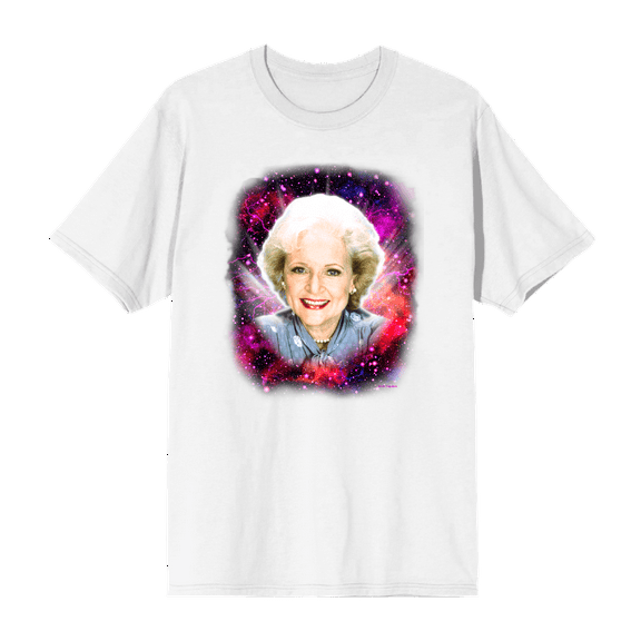 Golden Girls Rose Galaxy Headshot Crew Neck Short Sleeve Men's T-shirt-Medium