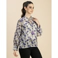 thumbnail image 3 of Moomaya Fashionable V Neck/Tie Up Neck Top - Long Sleeves, Regular Fit, 3 of 9