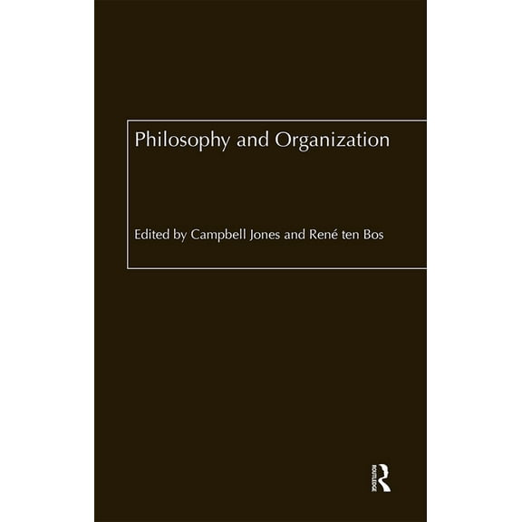 Philosophy and Organization, (Paperback)