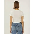thumbnail image 7 of Printed Cotton Crop T-Shirt, 7 of 7