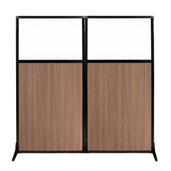 Versare Workstation Screen Partiton | Modern Office Cubicle | | Flexible Work Space | 1, 2 or 3 Laminate Panels Wide | With Window