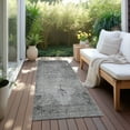 thumbnail image 6 of Addison Rugs Chantille Indoor/Outdoor Traditional Oriental Gray Washable Runner Rug, 2'3" x 7'6", 6 of 6