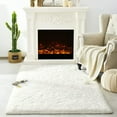 thumbnail image 6 of Dwelke Ultra Fluffy Rug Indoor Plush Soft Carpet for Living Room Anti-Skid Durable Area Rug 3x5ft Cream-white, 6 of 7