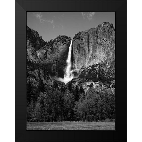 Highsmith, Carol 12x14 Black Modern Framed Museum Art Print Titled - Yosemite Falls Yosemite National Park California