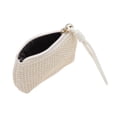thumbnail image 3 of Unique Bargains 1 Pc Coin Purse Wallet Wrist Strap Woven Coin Purse Pouch Beige, 3 of 5