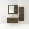 thumbnail image 6 of Cutler Kitchen & Bath FV DW36 20 x 36 x 18.11 in. Single Drawer Wall Hung Vanity with Top, Driftwood, 6 of 7