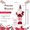 thumbnail image 2 of Figura Decorativa para Navidad con Piernas Flexibles Santa Claus, 2 of 5