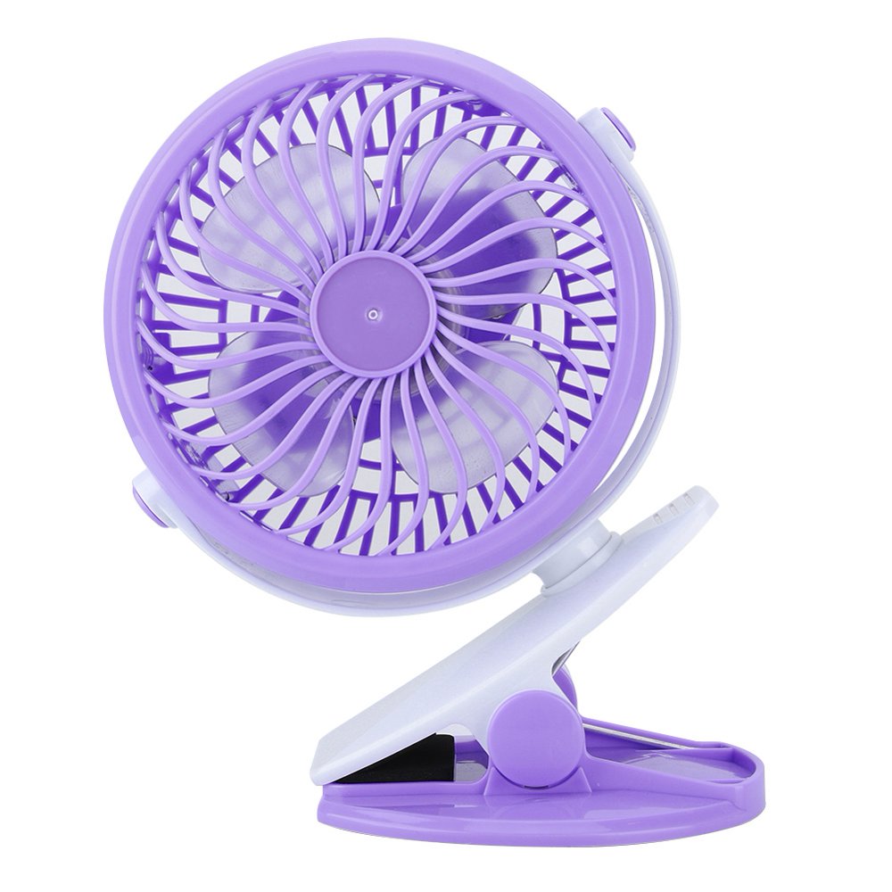 HERCHR Charging Fan, USB Wireless Portable Powerful Charging Mini Fan