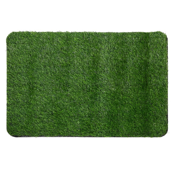 DERONA Artificial Grass Door Mat Indoor Outdoor Rug for Home Entryway and Patios