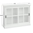 thumbnail image 4 of TMS Doyle Sliding Glass Door Cabinet with Shelves, Indigo Blue, 4 of 5