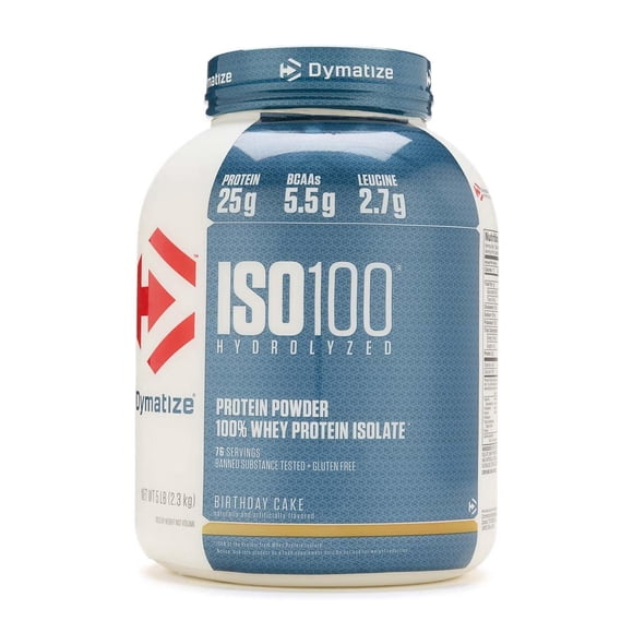 ISO 100 Hydrolyzed Dymatize 5 Lbs Birthday Cake