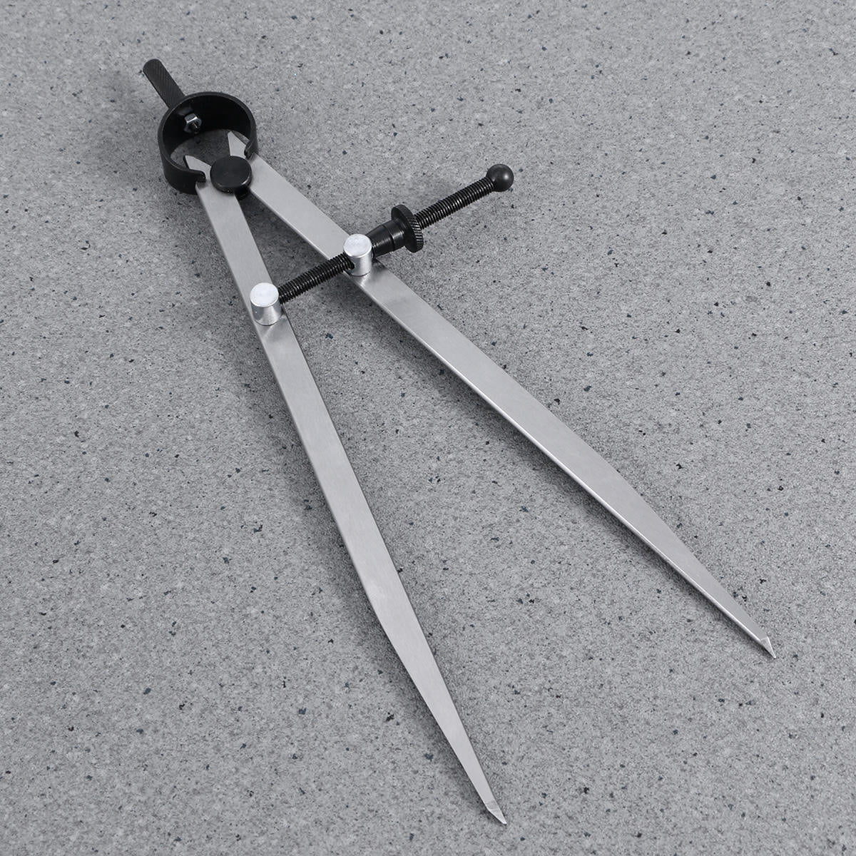 QIFULL 3 Pcs Spring Divider Caliper Set for Fine Adjustment with Carbon Steel Silver for Engineers