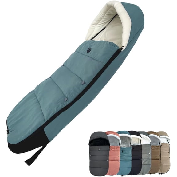 Universal Pushchair Footmuff for Babyzen YOYO/YOYO6 & Bugaboo, Waterproof Fabric Base, Easy-Clean, Warm Foot Cover for strollers