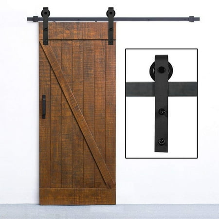 10 Feet Arrow Style Sliding Barn Door Hardware Wood Track 10 Feet Arrow Style Sliding Barn Door Hardware Wood Track Wheel Kit