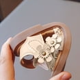 thumbnail image 6 of Eltusu Girls Sandals with Strap, No Slip Comfort Open Toe Soft Sole Summer Shoes Beige Size 11(Little Kids), 6 of 8